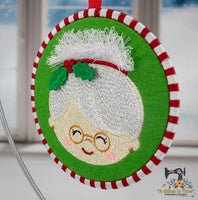ITH Fringe Mrs. Claus Ornament