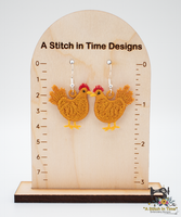FSL Chicken Earrings