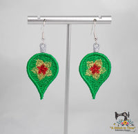 FSL Vintage Christmas Ornament Earrings
