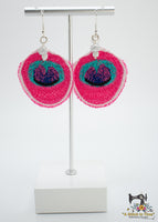 FSL Peacock Feather Earrings