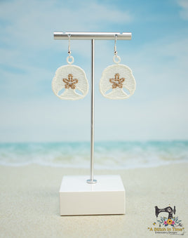 FSL Sand Dollar Earrings