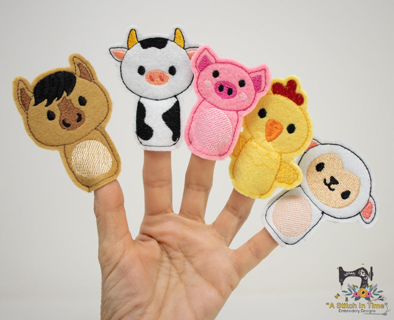 ITH Finger Puppets - Farm Animals Set