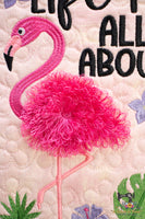 ITH Life Balance Flamingo Mini Quilt - ONLINE CLASS - 6-29-23 at 6PM CDT