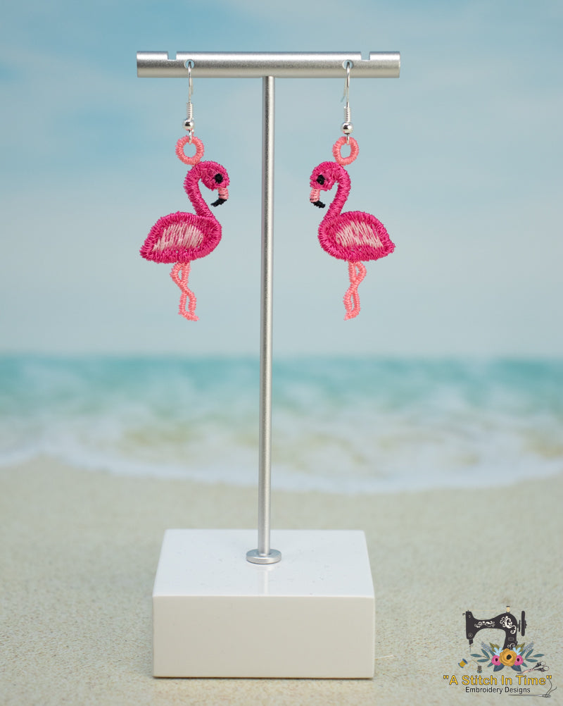 FSL Flamingo Earrings