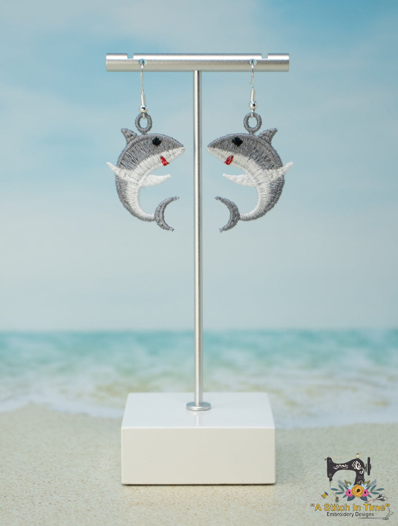 FSL Shark Earrings