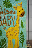 ITH Welcome Baby Mylar Mini Quilt