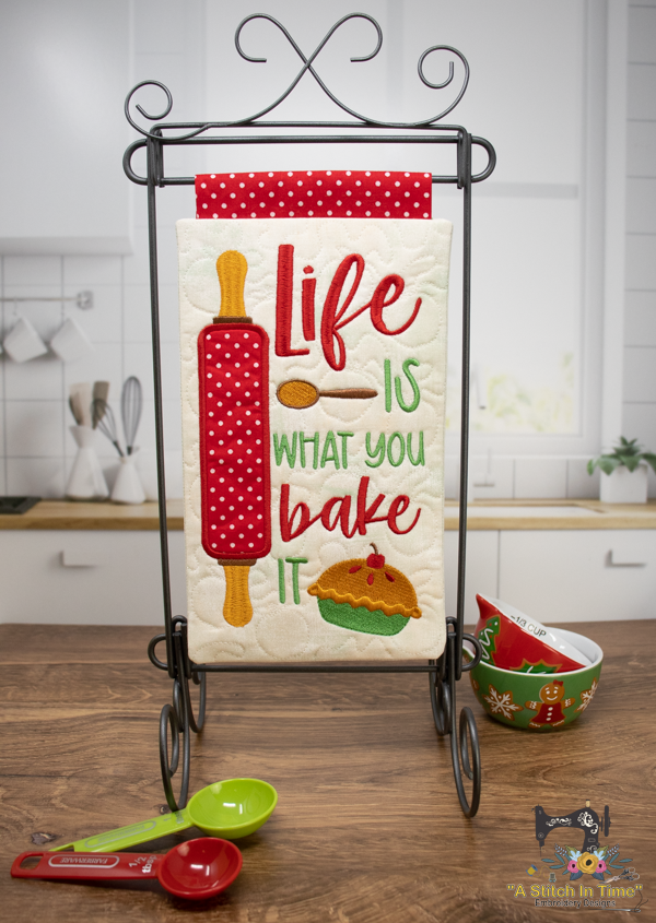 ITH Life is What You Bake It Mini Quilt