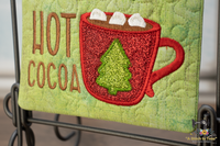 ITH Mistletoe & Cocoa Mini Quilt
