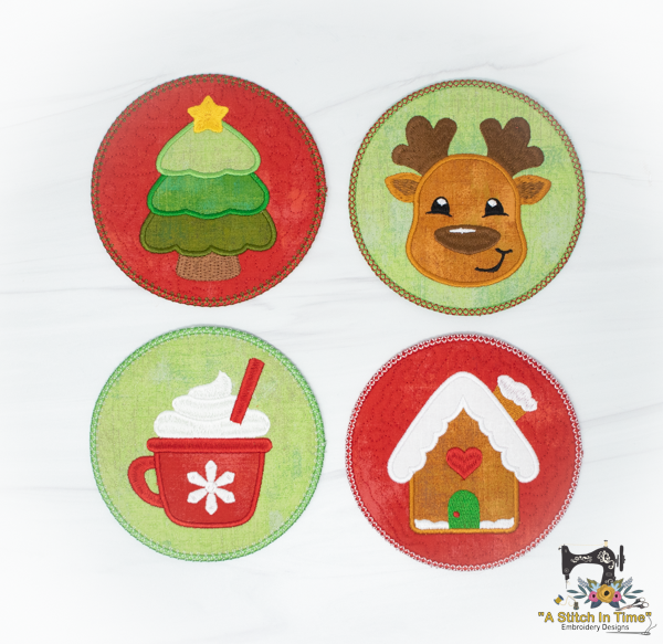 Christmas coasters for online sale