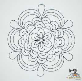 Mandala Redwork