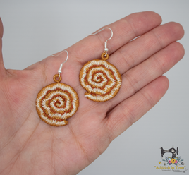 FSL Cinnamon Roll Earrings