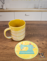 ITH Sewing Themed Coaster Set
