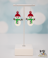 FSL Snowman Earrings