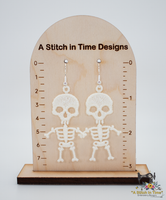 FSL Skeleton Earrings