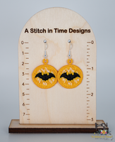 FSL Moon Bat Earrings