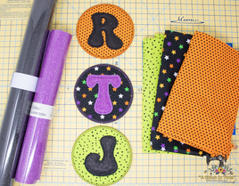 ITH Retro Monogram Coaster Set