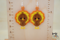 FSL Tiny Turkey Earrings