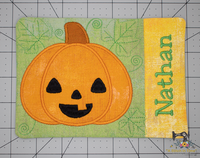 ITH Jack O Lantern Mug Rug