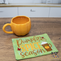 ITH Pumpkin Spice Mug Rug