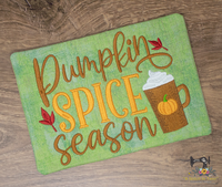 ITH Pumpkin Spice Mug Rug