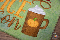 ITH Pumpkin Spice Mug Rug