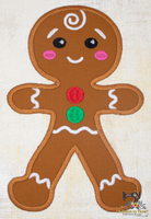 Gingerbread Man Applique