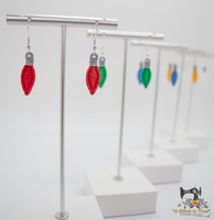 FSL Christmas Light Earrings