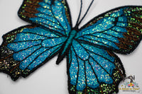 FSL & Mylar Blue Emperor Butterfly