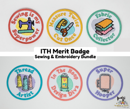 ITH Merit Badges - Sewing Embroidery Bundle
