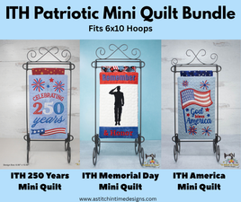 ITH Patriotic Mini Quilt Bundle