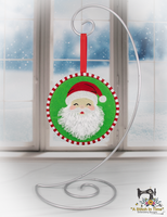 ITH Fringe Santa Ornament