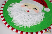 ITH Fringe Santa Ornament