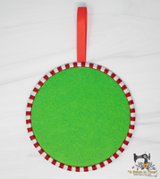 ITH Fringe Santa Ornament