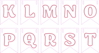 ITH Alphabet Banner Set