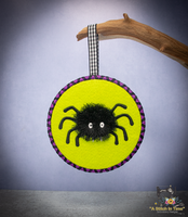 Halloween Spider Ornament Machine Embroidery Design 