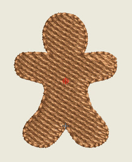 Gingerbread Man Buttons (Mini Designs)