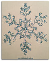 Elegant Snowflake for 6x10 Hoop