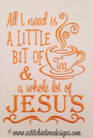Tea and Jesus