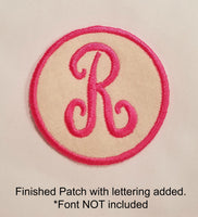 Patch 3 Inch Round - Blank