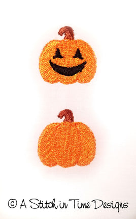 Jack O Lantern and Pumpkin Mini Designs