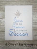 Jesus is the Reason (fits most 6x10 hoops)