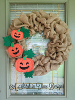 ITH Wreath Decor - Pumpkin 4x4