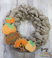 ITH Wreath Decor - Welcome Sign (for 6x10 hoops)