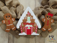 ITH Wreath Decor Gingerbread Girl (for 4x4 hoops)
