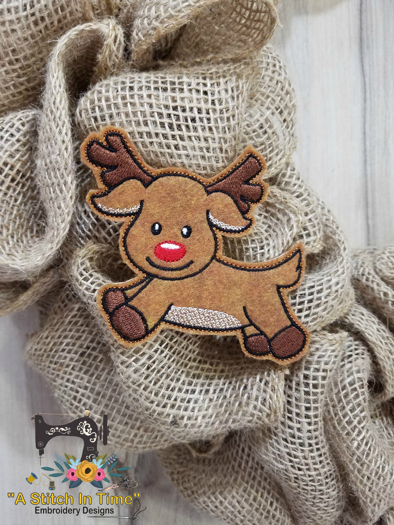 ITH Wreath Decor Reindeer 4x4