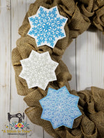 ITH Wreath Decor Snowflake (5x7 hoops)
