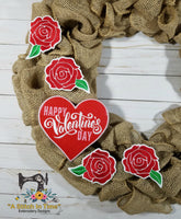 ITH Wreath Decor Valentines Day Heart (6x10 hoops)