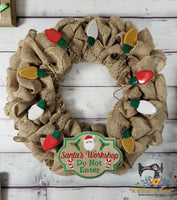 ITH Santa's Workshop Sign (fits most 5x7 hoops)