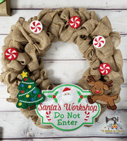 ITH Santa's Workshop Sign (fits most 5x7 hoops)