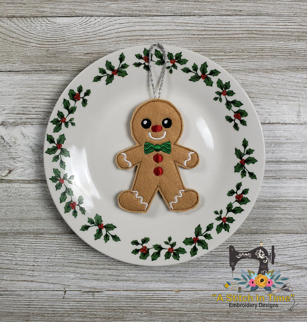 ITH Gingerbread Man Cookie Ornament